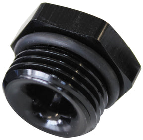 -6ORB Port Reducer To 1/8" NPT Black Male To Female AF912-P06-02BLK - Aeroflow