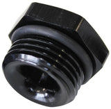 -8ORB Port Reducer To 1/8" NPT Black Male To Female AF912-P08-02BLK - Aeroflow