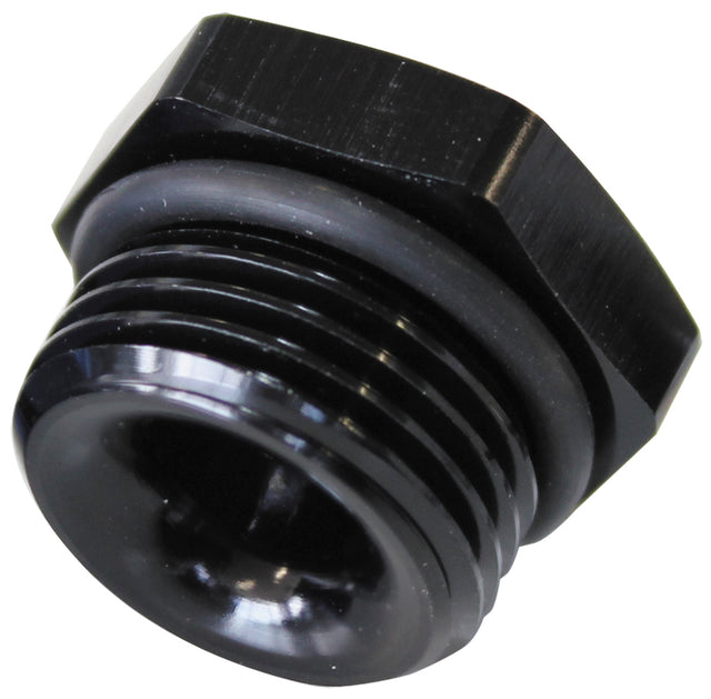 -10ORB Port Reducer To 1/8 NPT Black Male To Female AF912-P10-02BLK - Aeroflow
