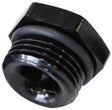 -12ORB Port Reducer To 1/8 NPT Black Male To Female AF912-P12-02BLK - Aeroflow
