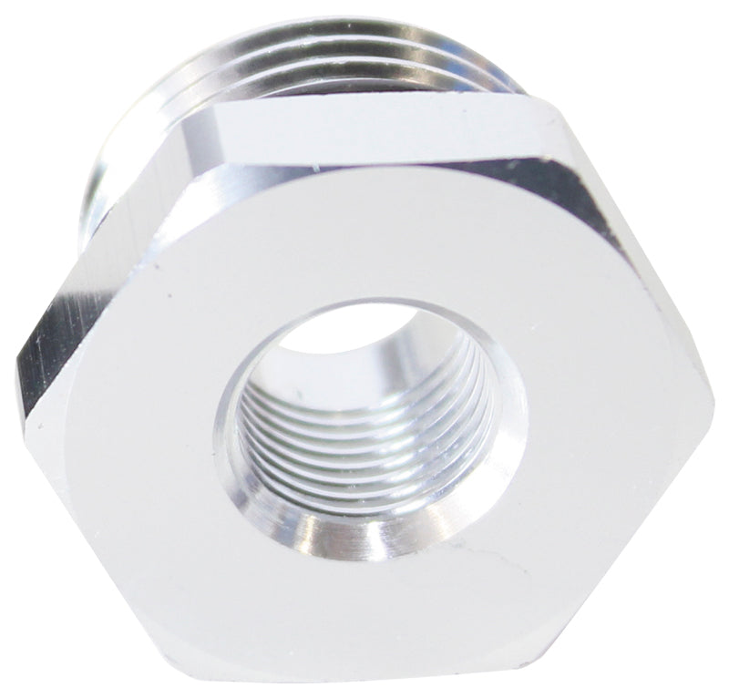 -12ORB Port Reducer To 1/8 NPT Silver Male To Female AF912-P12-02S - Aeroflow