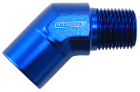 45 Deg Female - Male Elbow 1/4 NPT AF915-04 - Aeroflow