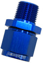 1/4" NPT To -6AN Female Nut Blue Straight Swivel Nut AF916-06-04 - Aeroflow
