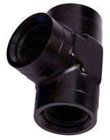 Female Pipe Tee 1/2" NPT Black Female 1/2" NPT AF917-08BLK - Aeroflow
