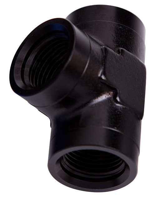 Female Pipe Tee 1" NPT Black Female 1" NPT AF917-16BLK - Aeroflow