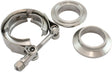 1.25" V-Band Clamp Kit 2X Weld Rings & 1 x Stainless Clamp AF92-1250SS - Aeroflow
