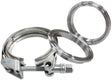 5" V-Band Clamp Kit 2 x Weld Rings & 1 x Stainless Clamp AF92-5000 - Aeroflow