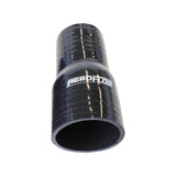 Silicone Hose Reducer Straight Blaci.D 3.75-3.00" 95-76mm, Wall 5.3mm, 127mm Long 9001-375-300 AF9201-375-300 - Aeroflow