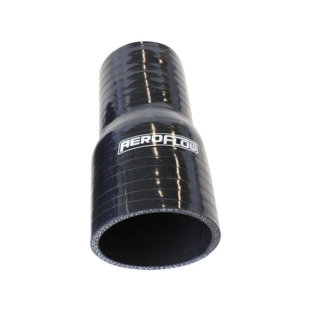 Silicone Hose Reducer Straight Blaci.D 3.75-3.00" 95-76mm, Wall 5.3mm, 127mm Long 9001-375-300 AF9201-375-300 - Aeroflow