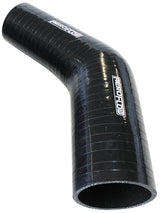 Silicone Hose Reducer 45 Deg; Black I.D 3.25-2.75" 83-70mm, Wall 5.3 x 140mm 9202-325-275 AF9202-325-275 - Aeroflow