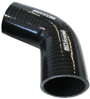 Silicone Hose 67 Deg; Black I.D 2.00" 51mm, Wall 5.3mm, 125mm Leg AF9208-200 - Aeroflow