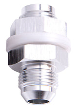 Fuel Cell Fitting -6AN Silver Fuel Cell Bulkhead Fitt AF921-06S - Aeroflow