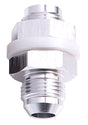 Fuel Cell Fitting -6AN Silver Fuel Cell Bulkhead Fitt AF921-06S - Aeroflow