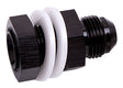 Fuel Cell Fitting -12AN Black Fuel Cell Bulkhead Fitt AF921-12BLK - Aeroflow