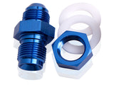 Fuel Cell Fitting -16AN Blue Fuel Cell Bulkhead Fitt AF921-16 - Aeroflow