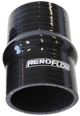 Silicone Hump Hose Straight Black I.D 3.25" 82mm, Wall 5.3mm, 100mm Long AF9211-325 - Aeroflow