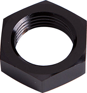 Bulkhead Nut -10AN Black Single Nut AF924-10BLK - Aeroflow