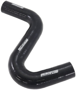 Z Silicone Heater Hose Black ID 1-1/2" 38mm Wall 5mm 135 / 90 Deg AF9240-150 - Aeroflow