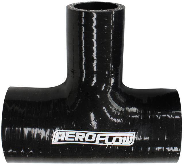 Silicone Tee Piece 2-3/4" 70mm On Run & 1" 25mm On Side, Black 100mm Long On Run 50mm On Side AF9244-275-100 - Aeroflow