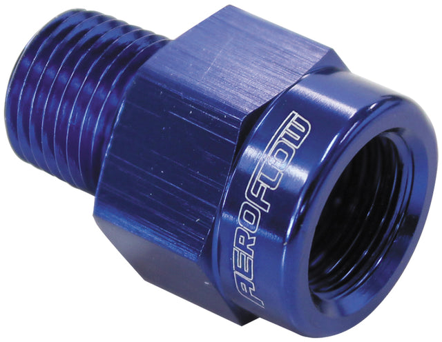 1/8" Bspt Male To 1/8" NPT Female Blue AF925-04-04 - Aeroflow