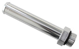 -10ORB To 19mm Barb Turbo Drain Extension Silver 100mm AF926-12-10S - Aeroflow
