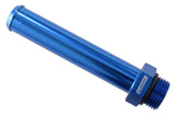 -8ORB To 22mm Barb Turbo Drain Extension Blue 100mm OAL AF926-16-08 - Aeroflow