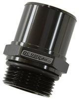 -16ORB To 1-3/8" / 35mm Barb Black 55mm L Breather Adapter AF926-22-16BLK - Aeroflow