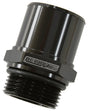 -16ORB To 1-3/8" / 35mm Barb Black 55mm L Breather Adapter AF926-22-16BLK - Aeroflow