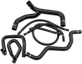 Ford Falcon BA BF FG Heater Hose Kit Black Barra Radiator Silcione AF9270-0020 - Aeroflow