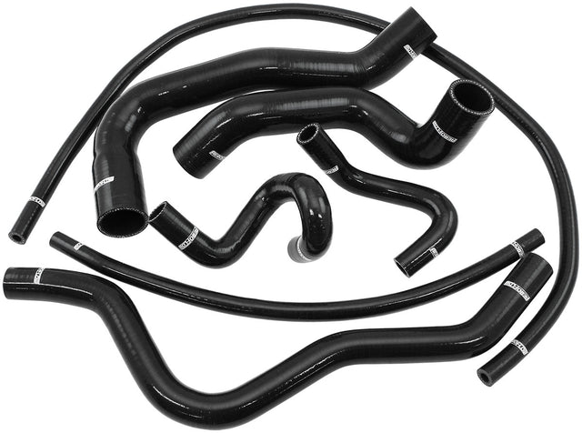 Ford Falcon V8 XR8 Heater Hose Kit Black BA BF Radiator Silcione AF9270-0021 - Aeroflow