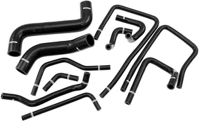 Subaru EJ20 Heater Hose Kit Blac Radiator Wrx 2000-2007 Silcione AF9270-0040 - Aeroflow
