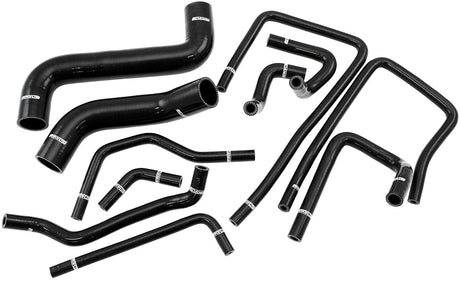 Subaru EJ20 Heater Hose Kit Blac Radiator Wrx 2000-2007 Silcione AF9270-0040 - Aeroflow