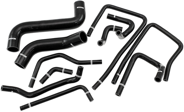 Subaru EJ20 Heater Hose Kit Blac Radiator Wrx 2000-2007 Silcione AF9270-0040 - Aeroflow