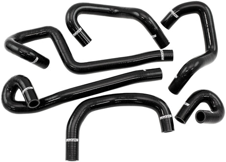 Nissan RB25 Heater Hose Kit Black Radiator R33 R34 Skylinesilcione AF9270-0047 - Aeroflow