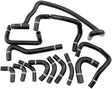 Nissan RB26 Heater Hose Kit Black Radiator R32 R33 R34 Gtrsilcione AF9270-0048 - Aeroflow