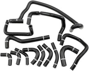 Nissan RB26 Heater Hose Kit Black Radiator R32 R33 R34 Gtrsilcione AF9270-0048 - Aeroflow