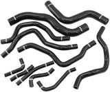 Mitsubishi Evo 7 8 9 Heater Hose Kit Black Radiator Lancersilcione AF9270-0050 - Aeroflow