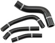 Mitsubishi Evo 6 Heater Hose Kit Black Radiator Lancer Silcione AF9270-0051 - Aeroflow
