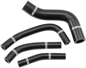 Mitsubishi Evo 6 Heater Hose Kit Black Radiator Lancer Silcione AF9270-0051 - Aeroflow