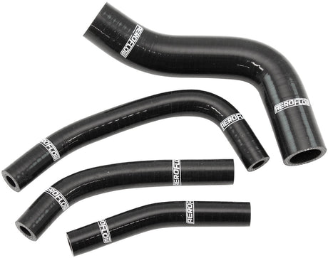 Mitsubishi Evo 6 Heater Hose Kit Black Radiator Lancer Silcione AF9270-0051 - Aeroflow