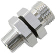 -10 ORB To 3/8" NPT Coupler Silver -10 ORB To 3/8" AF928-10-06S - Aeroflow