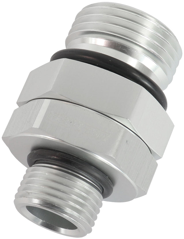 -8 ORB Swivel To -6 ORB Silver Full Swivel AF929-08-06S - Aeroflow