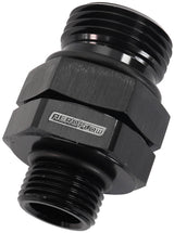 -10 ORB Swivel To -8 ORB Black Full Swivel AF929-10-08BLK - Aeroflow