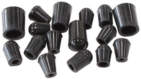 Vac Blank Off Plugs (16) Black Silicone Blank Off Caps x 16 AF9291-016-01 - Aeroflow