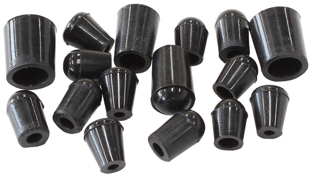 Vac Blank Off Plugs (16) Black Silicone Blank Off Caps x 16 AF9291-016-01 - Aeroflow