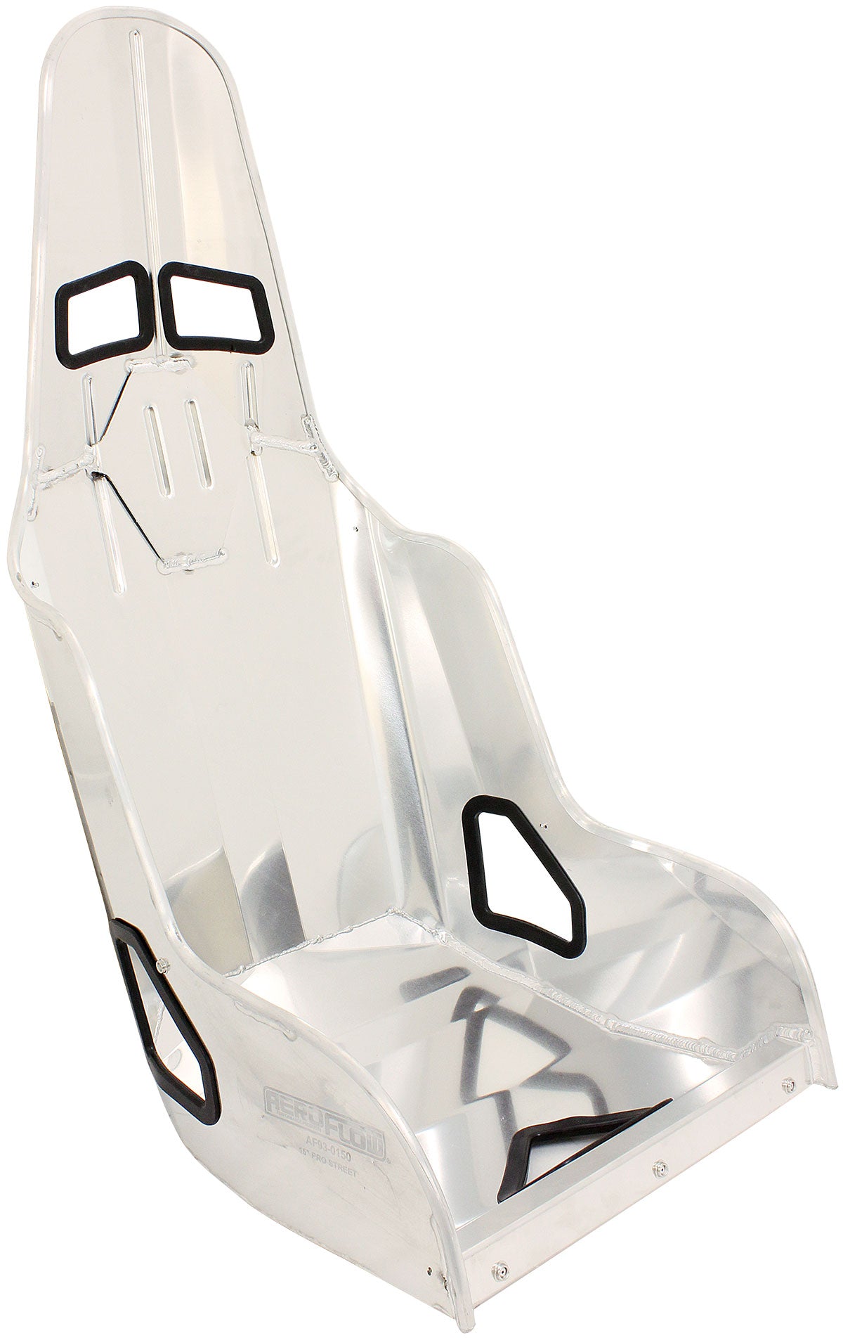 Pro Street Aluminium Race Seat 15' Hip Width Raw Finish AF93-0150 - Aeroflow