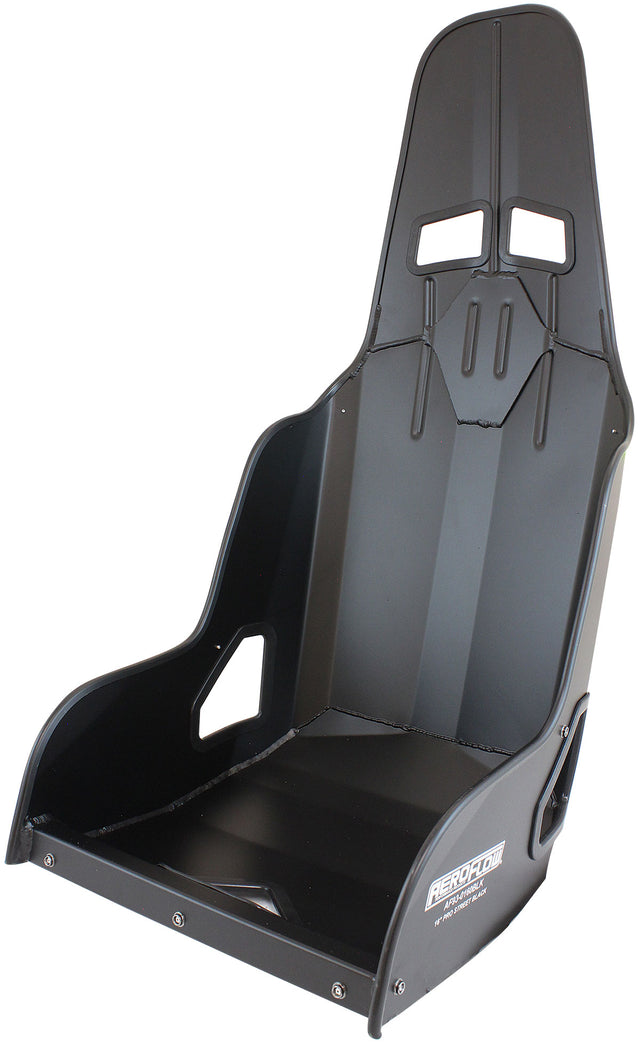 Pro Street Aluminium Race Seat 16" Hip Width Black Finish AF93-0160BLK - Aeroflow