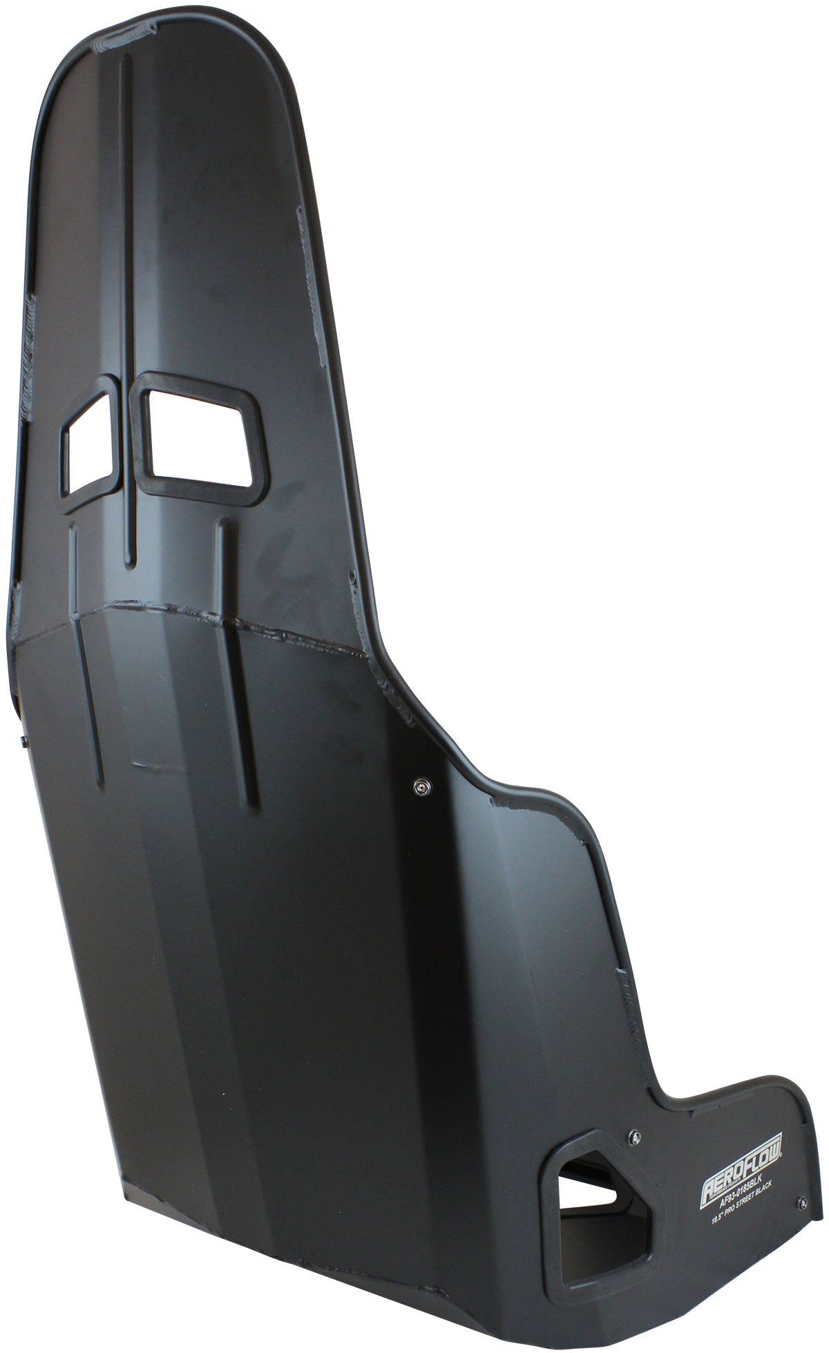 Pro Street Aluminium Race Seat 18.5" Hip Width Black Finish AF93-0185BLK - Aeroflow