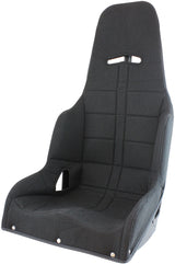 Pro Street 18.5 Race Seat Cove Black Tweed AF93-1185BLK - Aeroflow