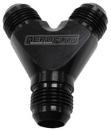 Y Block -3AN Black 3X -3AN Male AF930-03-03BLK - Aeroflow